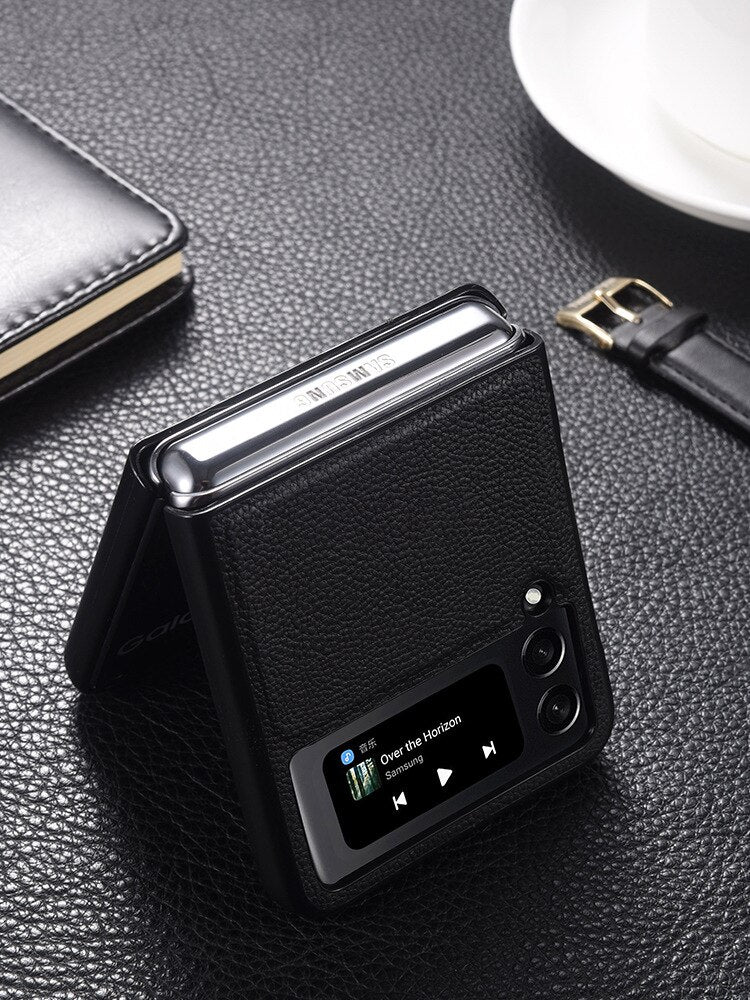 Litchi PU Leather Case For Samsung Z Flip - Premium Mobile Phone Cases from Dressmycell.com - Just $20.00! Shop now at Dressmycell.com Litchi PU Leather Case For Samsung Z Flip - Premium Mobile Phone Cases from Dressmycell.com - Just $20.00! Shop now at Dressmycell.com